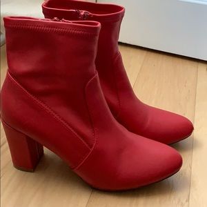 Steve Madden red boots